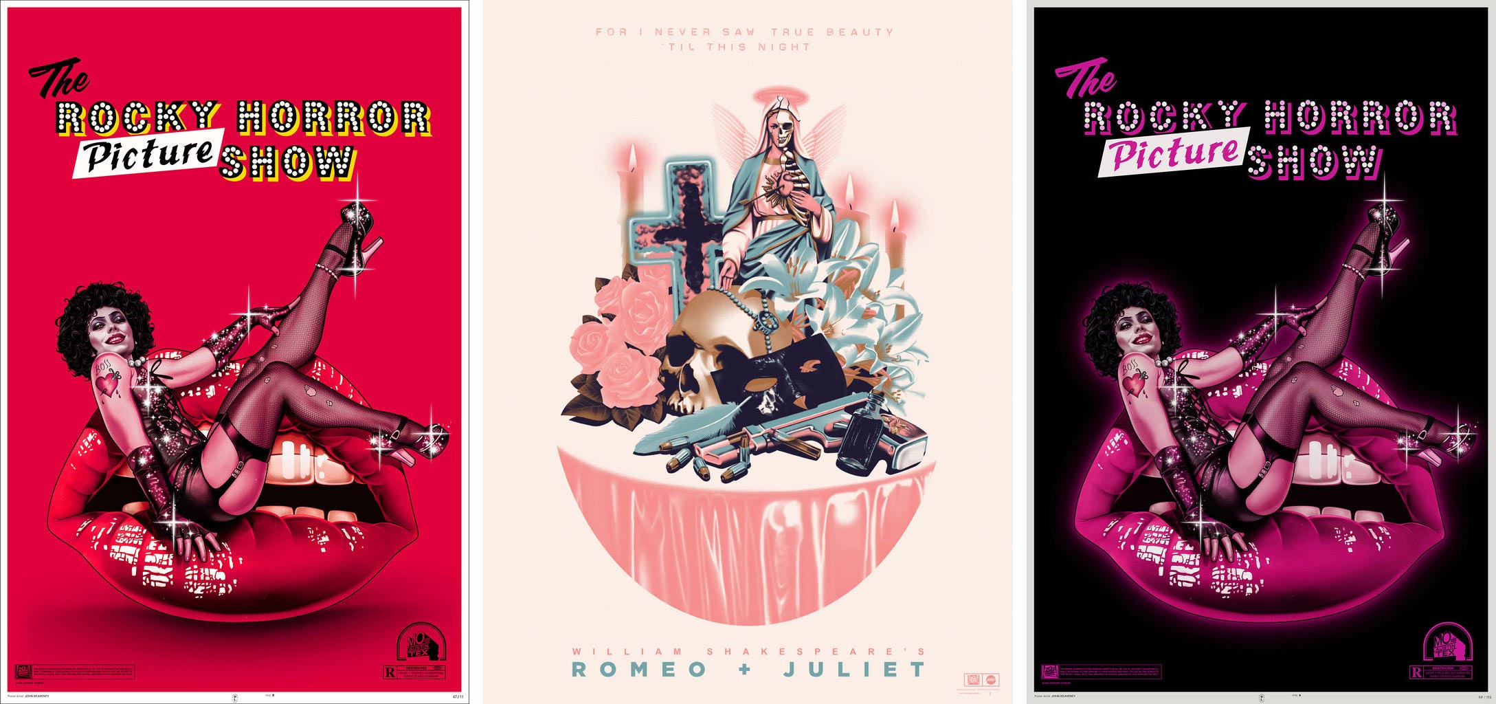 The Rocky Horror Picture Show by John Keaveney & Romeo + Juliet by Jack Hughes