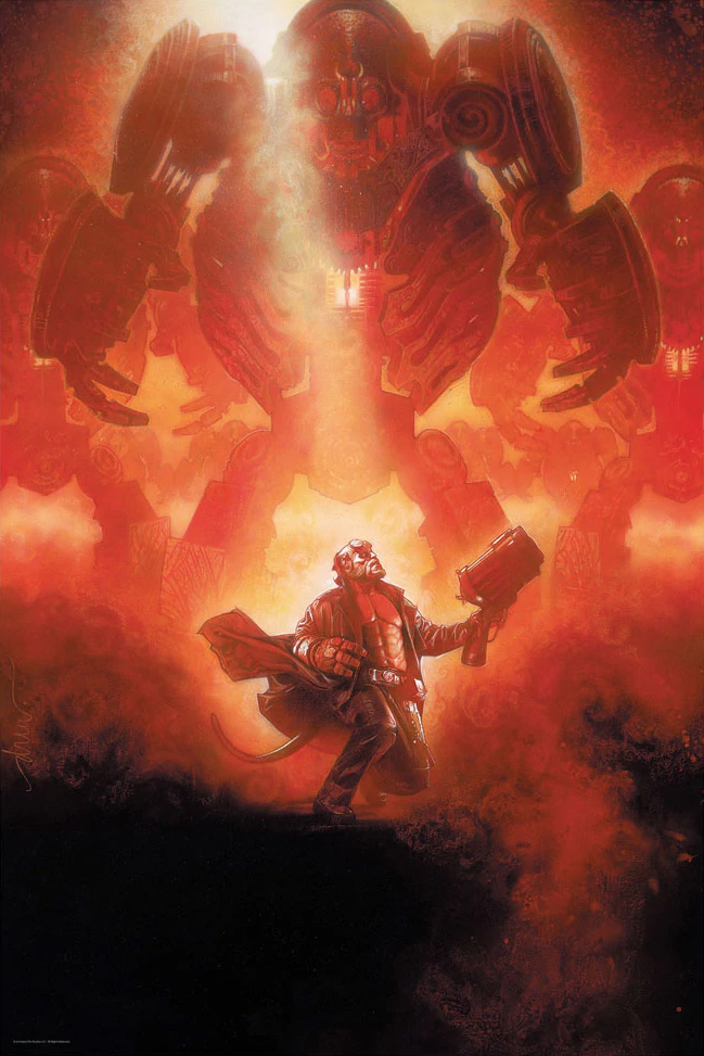 Hellboy II: The Golden Army - Art Print by Drew Struzan