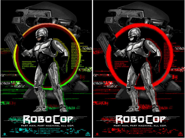 Robocop Red & Holo Foil Variant Edition by Chris Thornley (Raid71)
