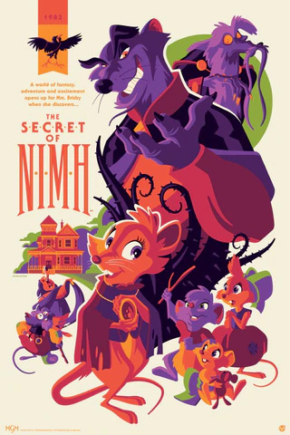 The Secret Of NIMH - Regular Purple by Tom Whalen