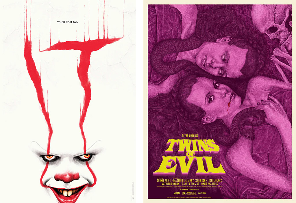 Twins of Evil by Timothy Pittides and IT by Phantom City Creative