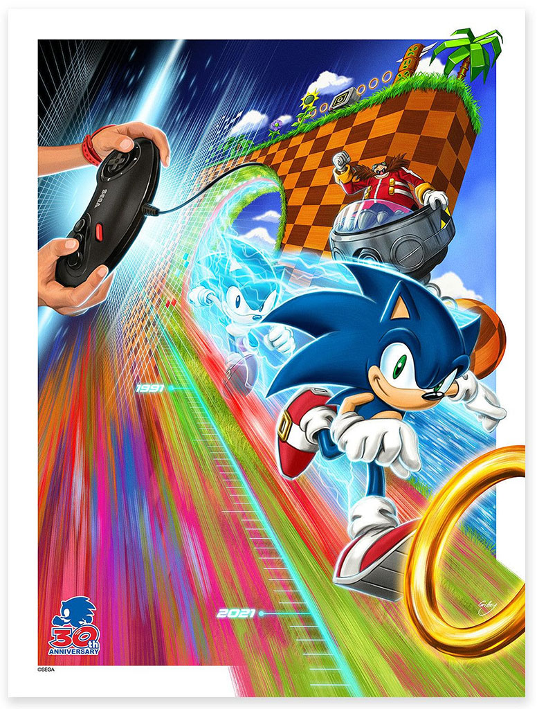 Sonic the Hedgehog by Sam Gilbey