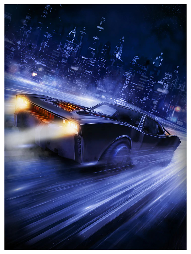 Batmobile Series by Richard Davies - Poster Pirate