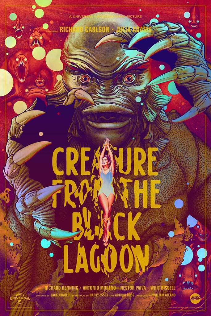 Creature from the Black Lagoon - Holofoil Variant by Martin Ansin