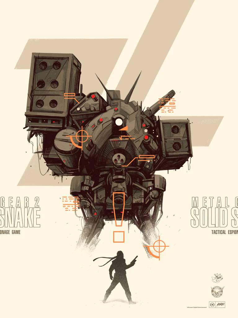 Metal Gear 2: Solid Snake - Variant by Oliver Barrett
