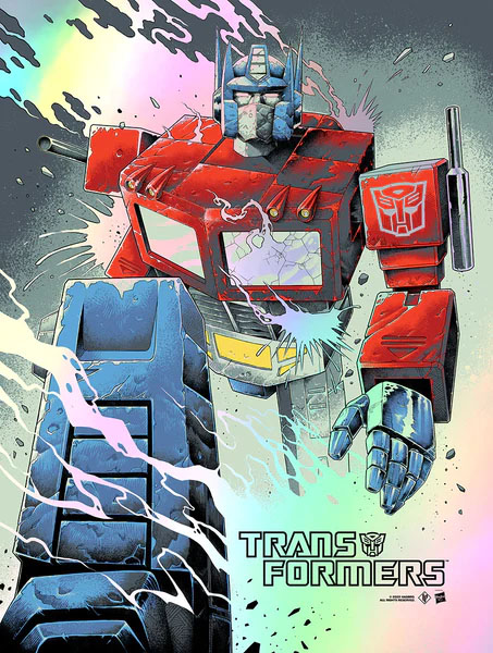 Optimus Prime - Foil by Luke Preeece