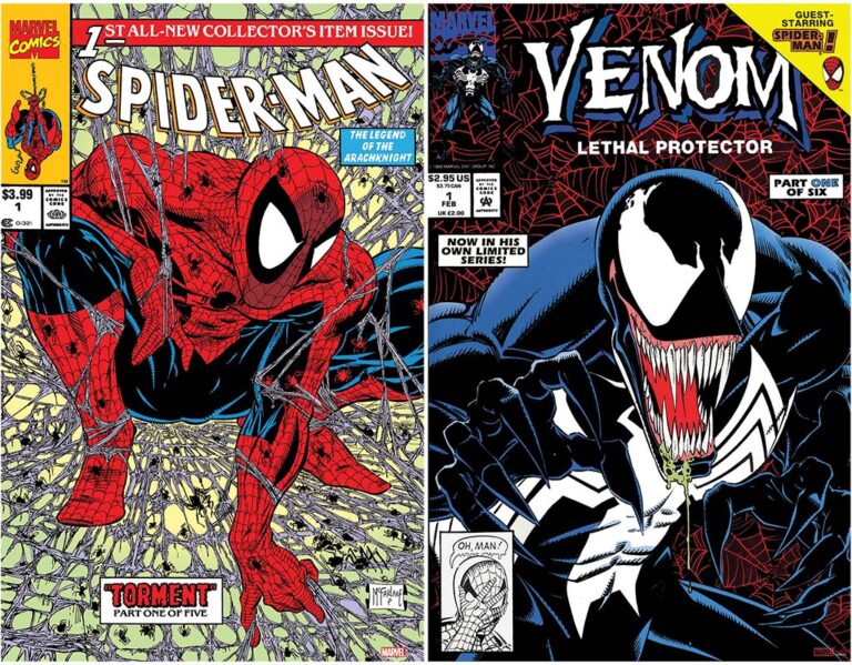 Spider-Man #1 by Todd Mcfarlane & Venom: Lethal Protector #1 by Mark Bagley