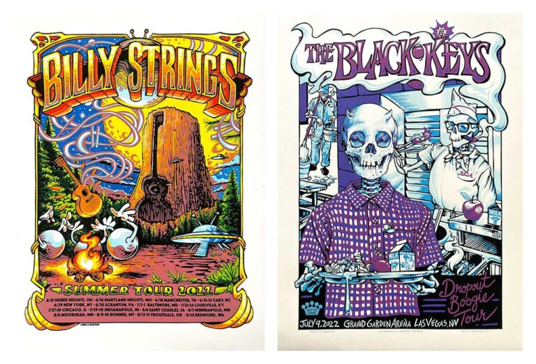 Billy Strings Summer '22 & The Black Keys Las Vegas by AJ Masthay