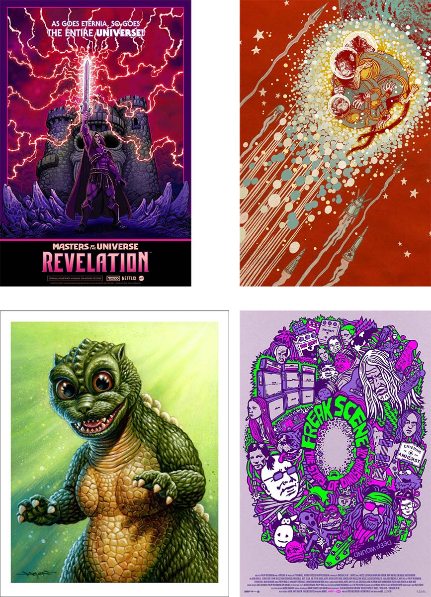 SDCC Prints and Freakscene: The Story of Dinosaur Jr. from Mondo