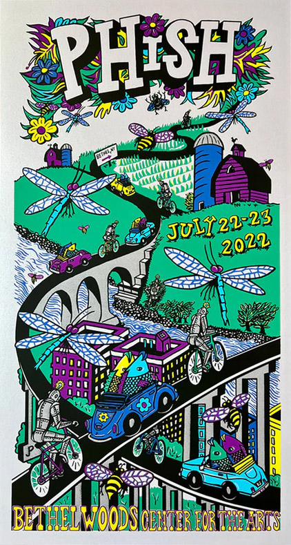 Phish - Bethel Woods - Variant by Jim Pollock