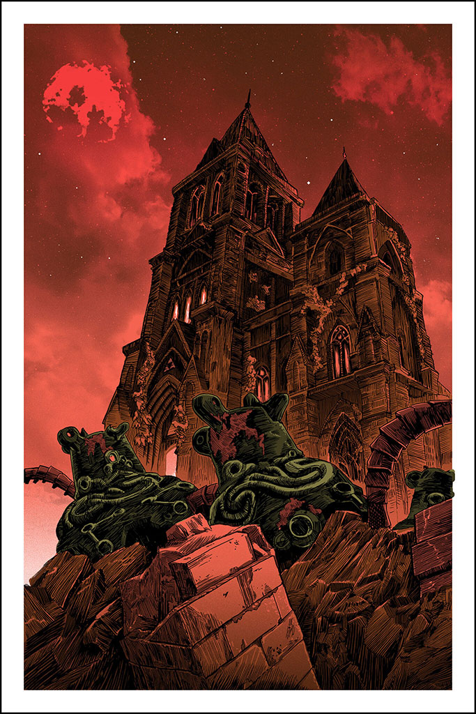 Temple of Time - Blood Moon by Tim Doyle