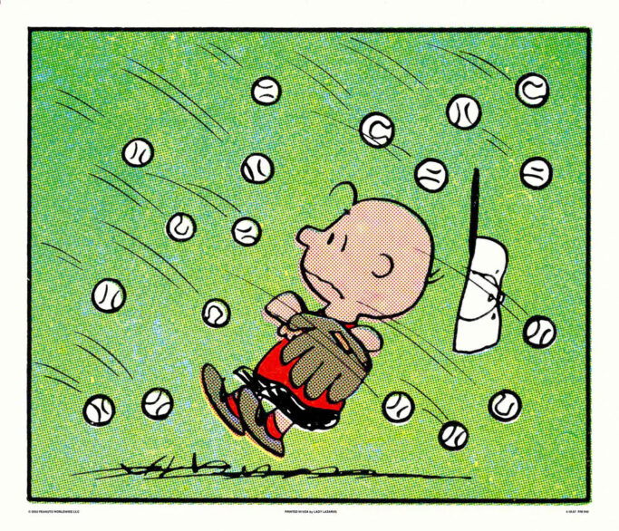 Fly Balls by Charles Schulz