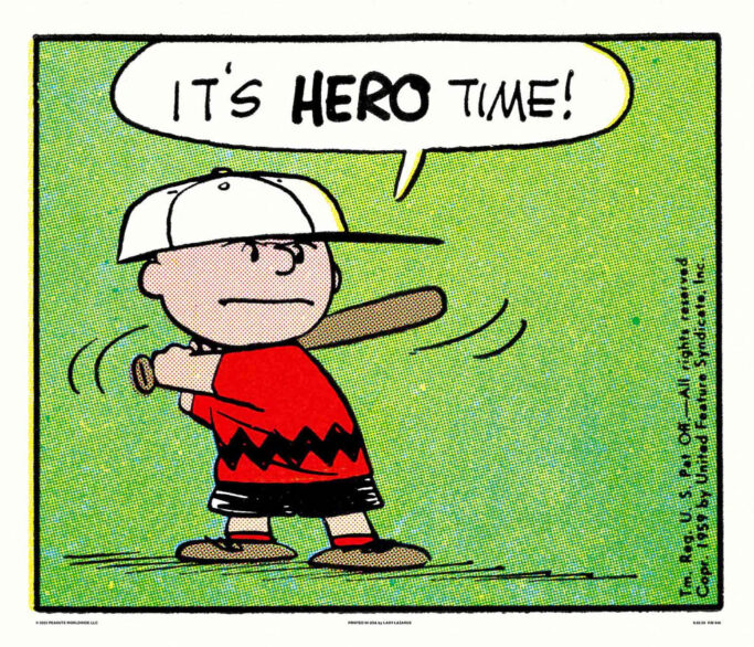 Hero Time by Charles Schulz