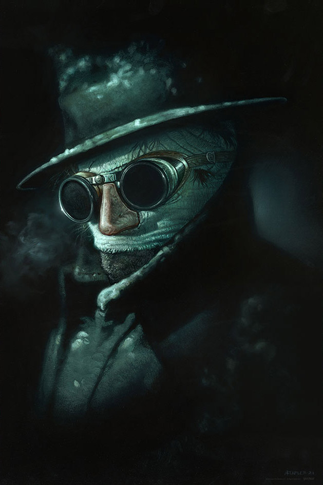The Invisible Man - Art Print by Greg Staples