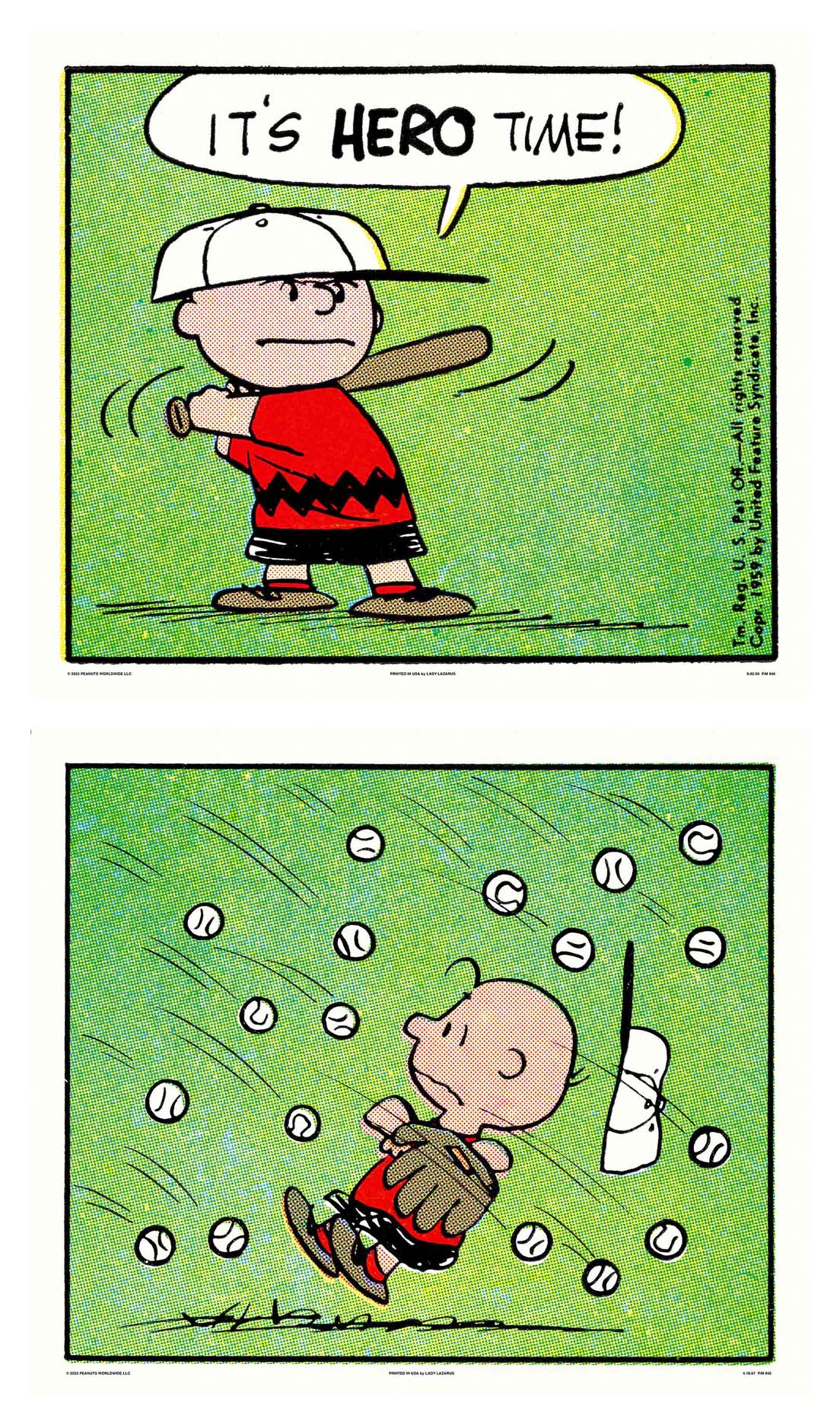 Peanuts Baseball by Charles Schulz