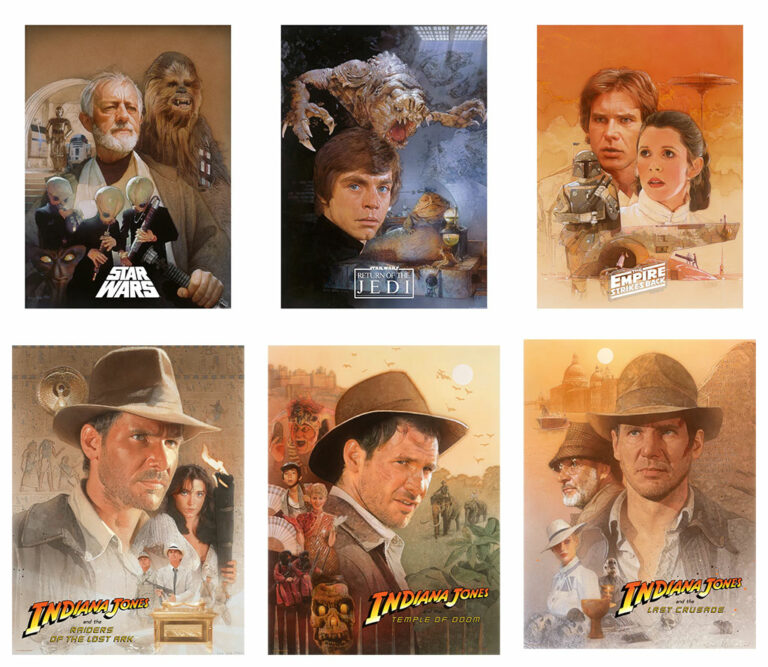 Star Wars & Indiana Jones Trilogies by Eric Elia