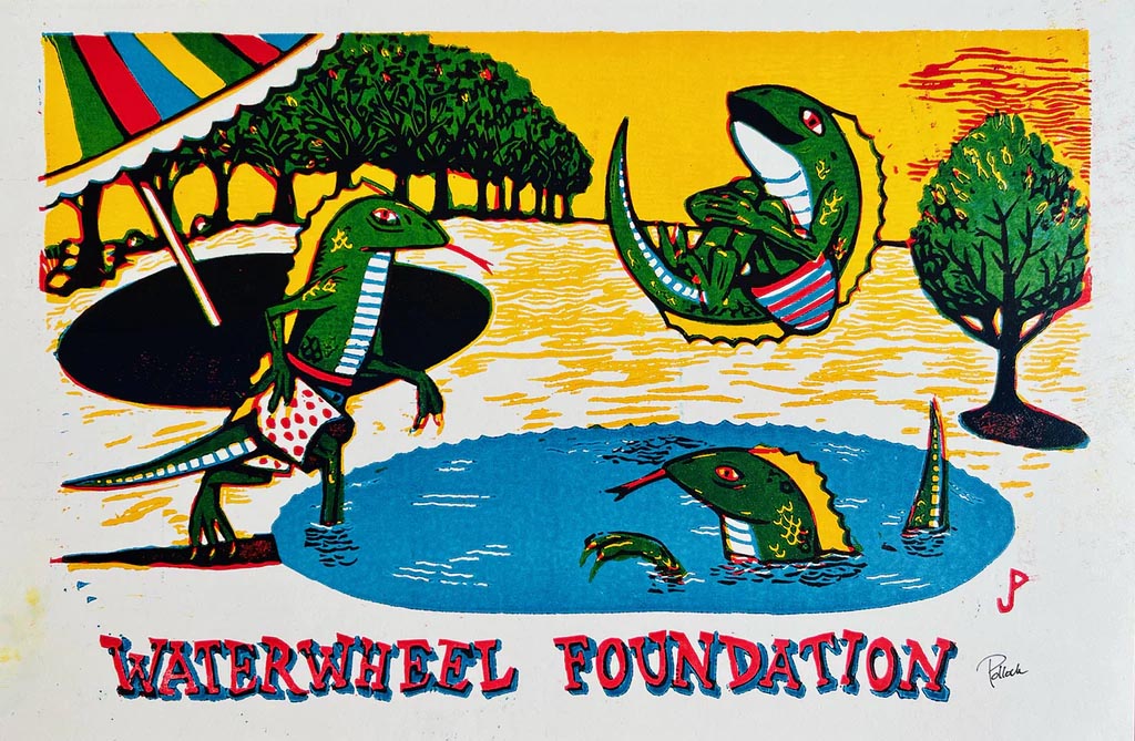Waterwheel Foundation by Jim Pollock