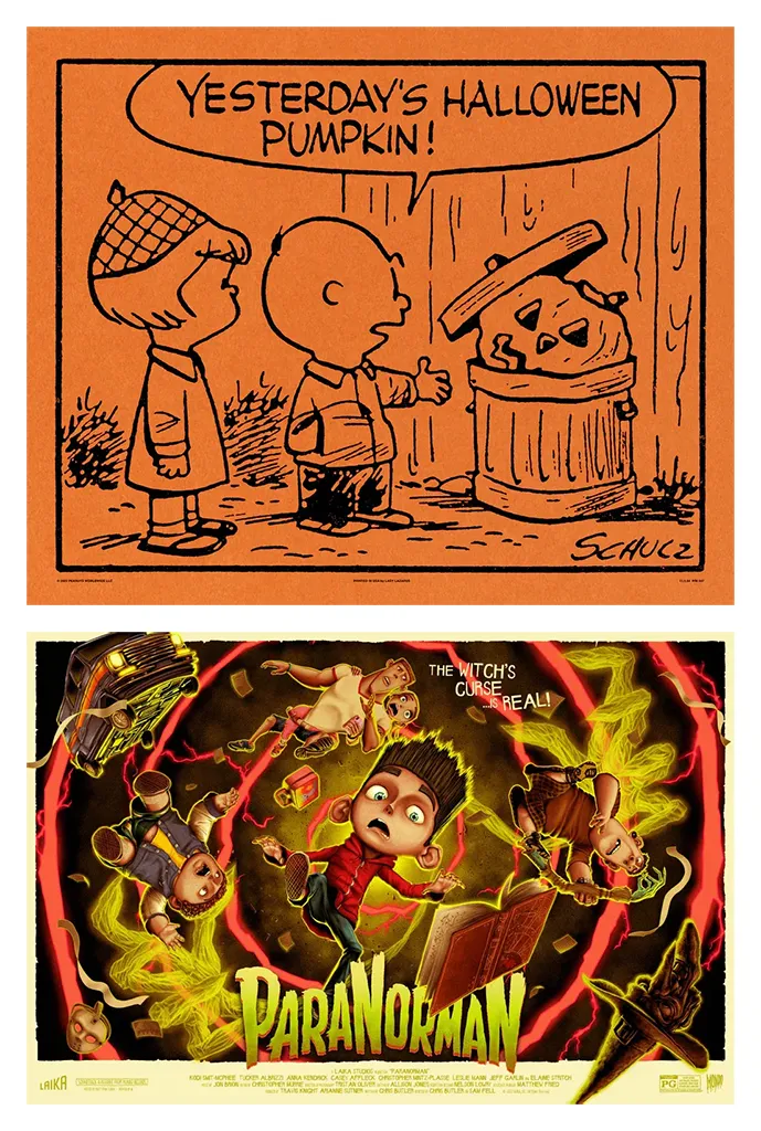 Peanuts Halloween by Charles Schulz & Paranorman by Matt Ryan Tobin