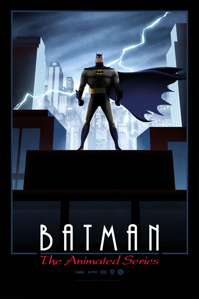 BTAS By Florey & The Batman By Sophie Bland - Poster Pirate