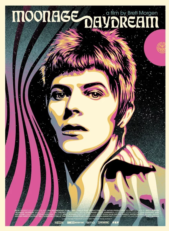 Moonage Daydream by Shepard Fairey