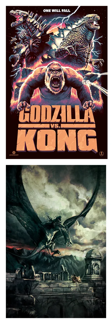Godzilla vs. Kong by Tom Walker & The Call of the Nazgûl by Alice X. Zhang
