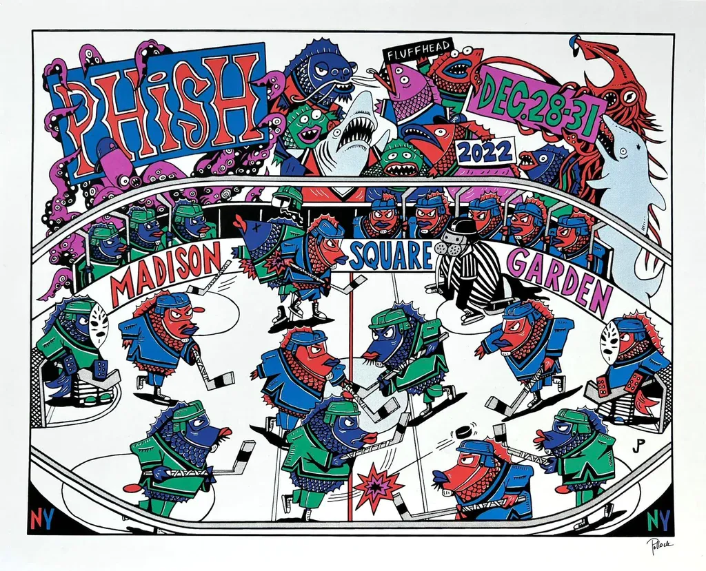 Phish - MSG 2022 by Jim Pollock