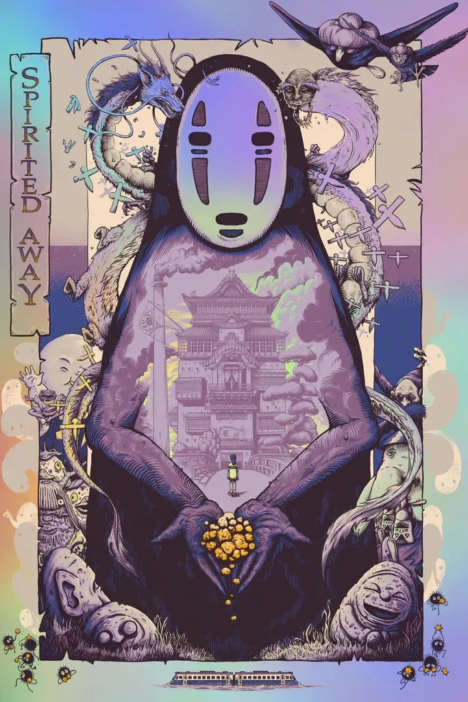 https://posterpirate.co/wp-content/uploads/2023/02/spirited-away-variant-rainbow-foil-hovey-bng-683x1024.webp