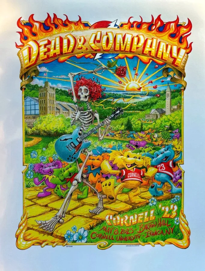 Dead & Company - Cornell '23 Slickrock by AJ Masthay