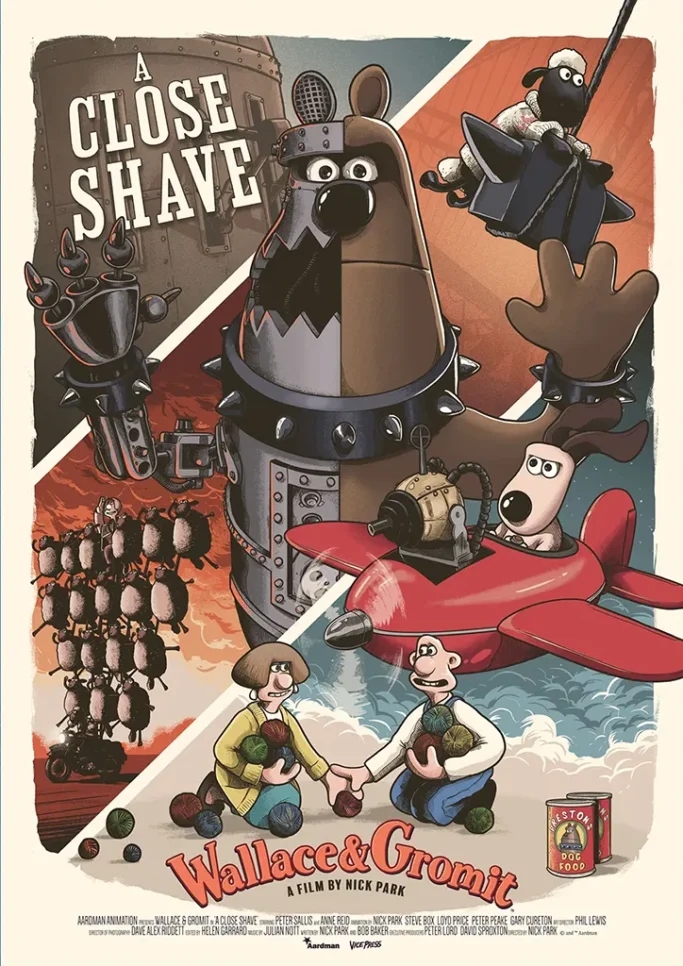 Wallace & Gromit In A Close Shave by Mark Bell