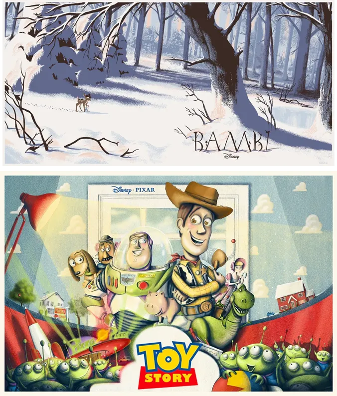 Bambi by Raid 71 & Toy Story by Giulia Del Mastio