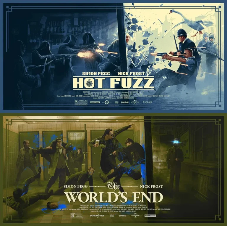 Hot Fuzz & The World's End by Juan Ramos