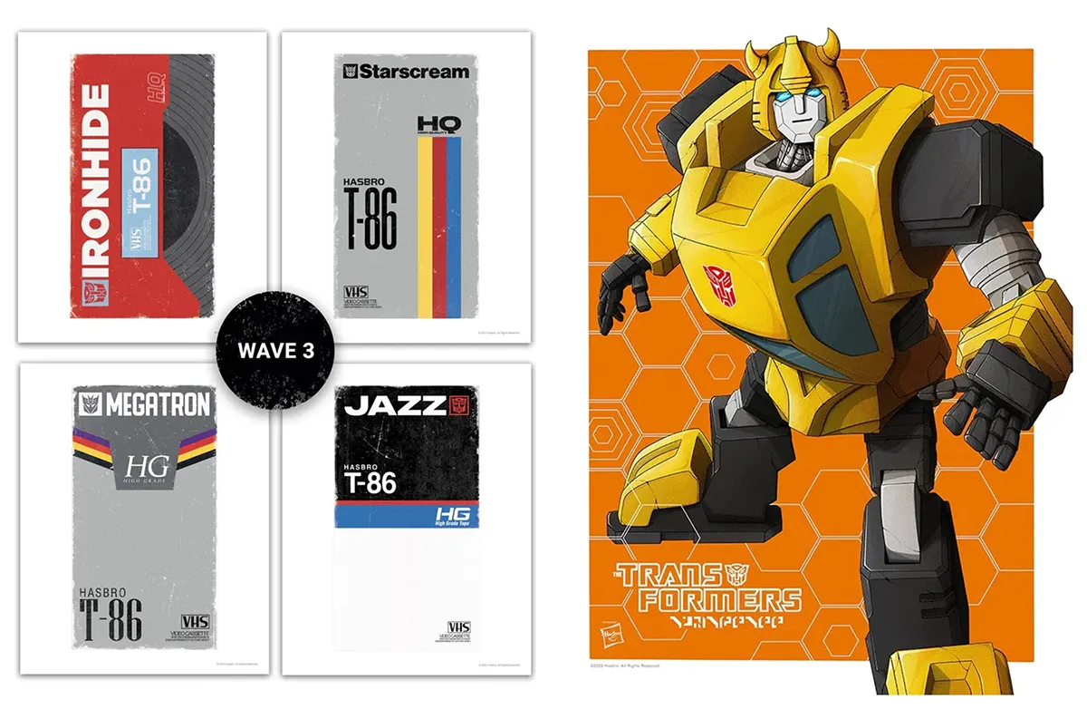 Transformers Bumblebee by Housebear and 'TF VHS: wave 3' by Royalston