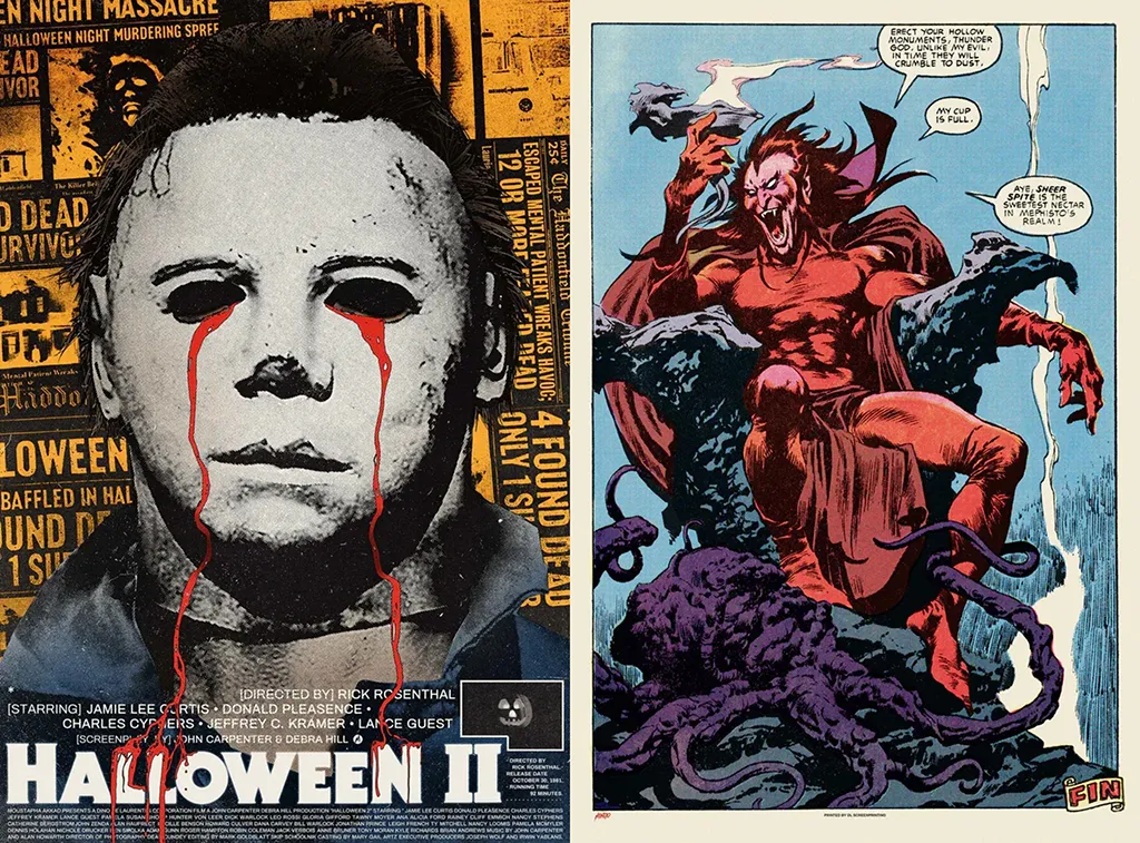 Halloween II by Rafa Orrico & The Mighty Thor #13 by John Buscema