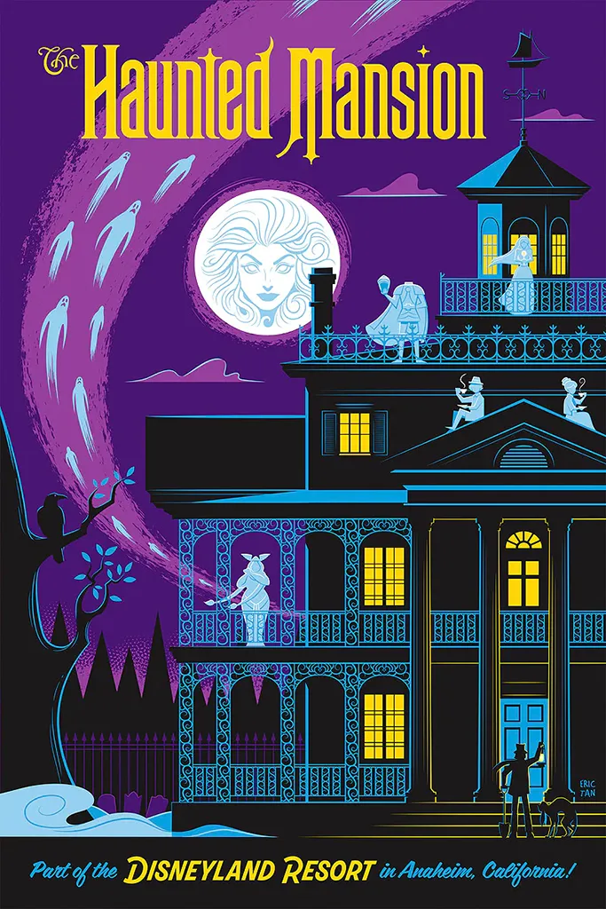 Disneyland's Haunted Mansion" by Eric Tan