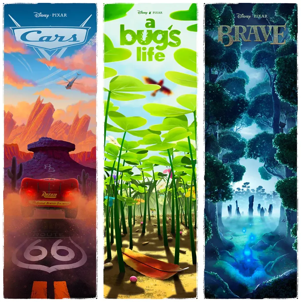 Cars, A Bug's Life & Brave by Ben Harman