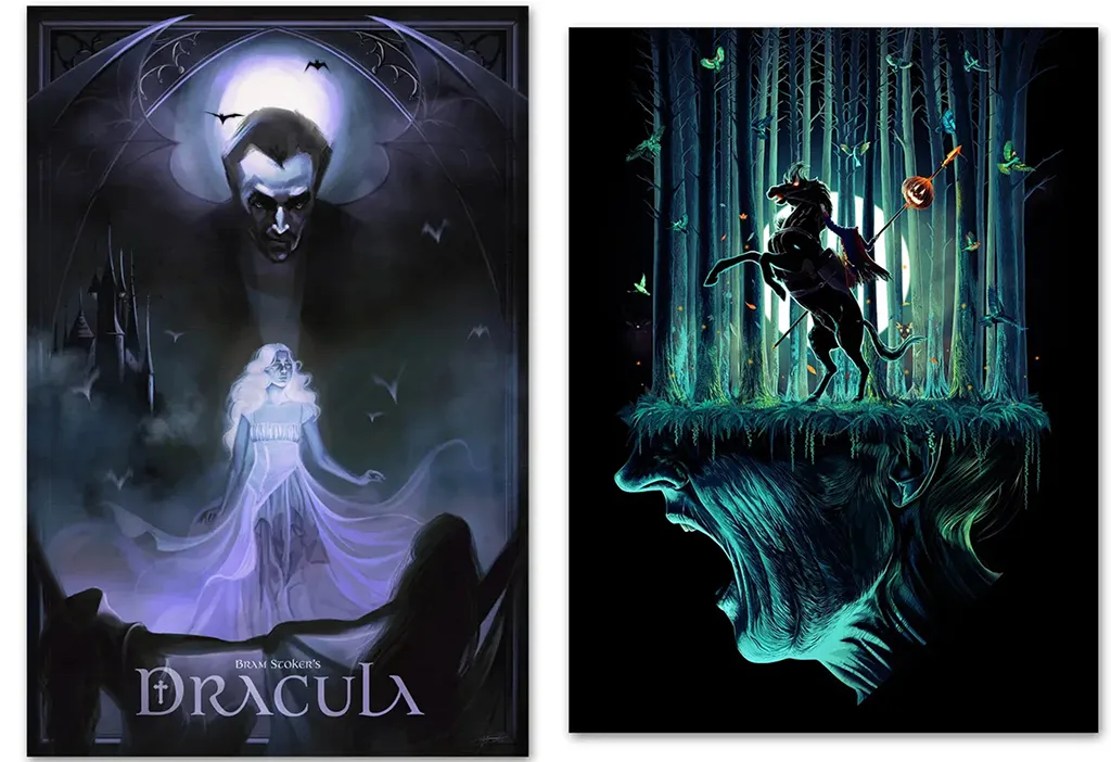 Dracula by Hannah Gillingham & The Legend of Sleepy Hollow by Laura Emilie Bernard