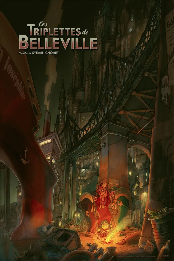 The Triplets of Belleville by Sylvain Chomet