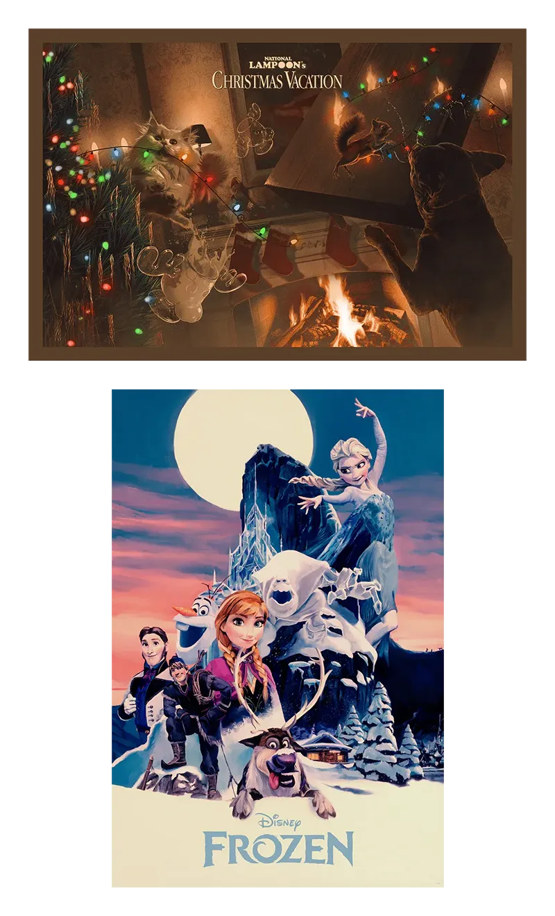 Christmas Vacation by Juan Ramos & Frozen by Chris Valentine
