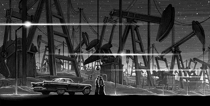 A Girl Walks Home Alone At Night by Nicolas Delort - Featured Image
