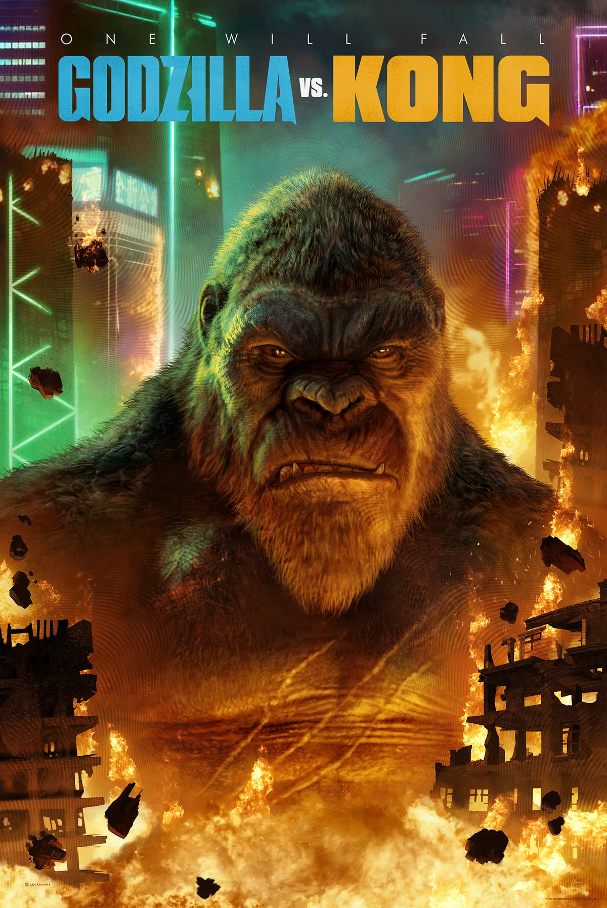 Godzilla vs. Kong - Acrylic Panel Print (KONG)