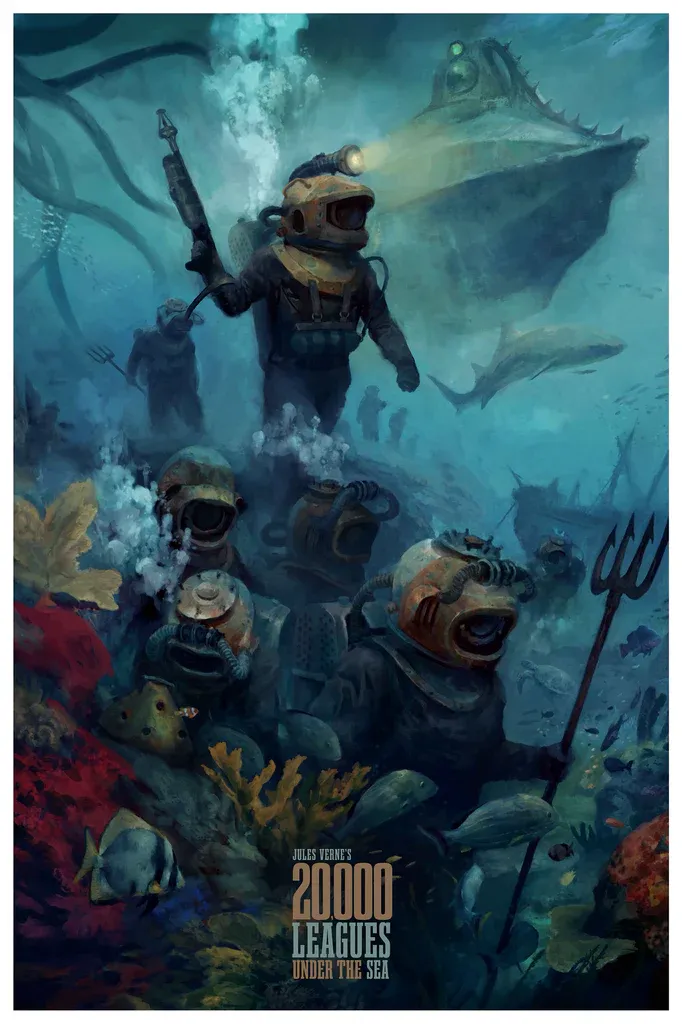 20,000 Leagues Under the Sea by Karl Fitzgerald
