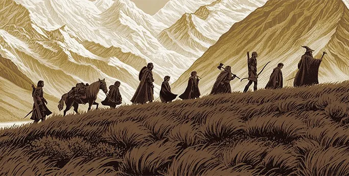 The Lord of the Rings: The Fellowship of the Ring by C.A. Martin - feat