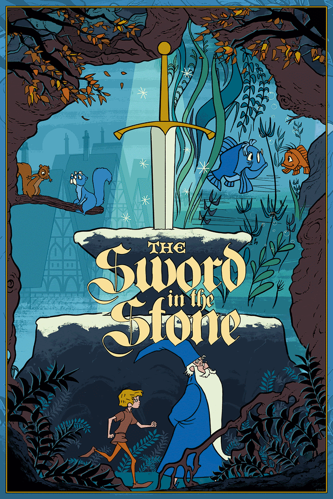 The Sword in the Stone - 3D Lenticular by Matt Griffin