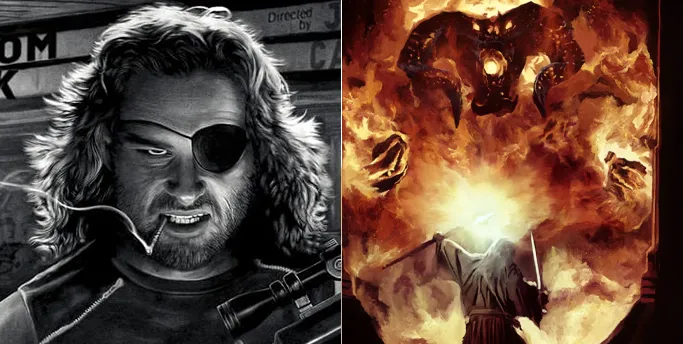 Escape From New York by ElvisDead & Lord of the Rings by Chris valentine