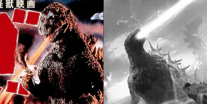 Godzilla 1954 and Godzilla minus One by Juan Ramos