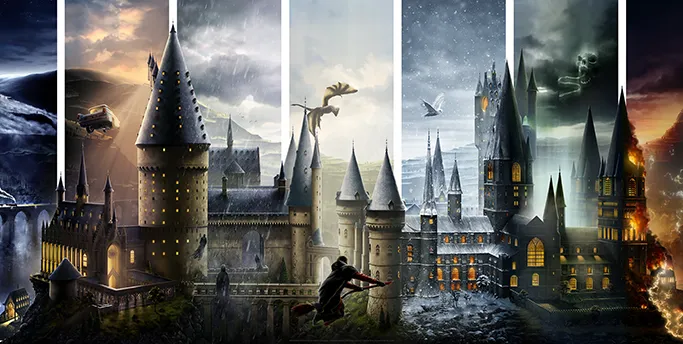 Journey Through Hogwarts by Ben Harman