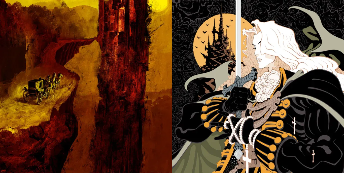 Bram Stoker's Dracula by Dave McKean &amp; Castlevania: SotN by Tradd Moore