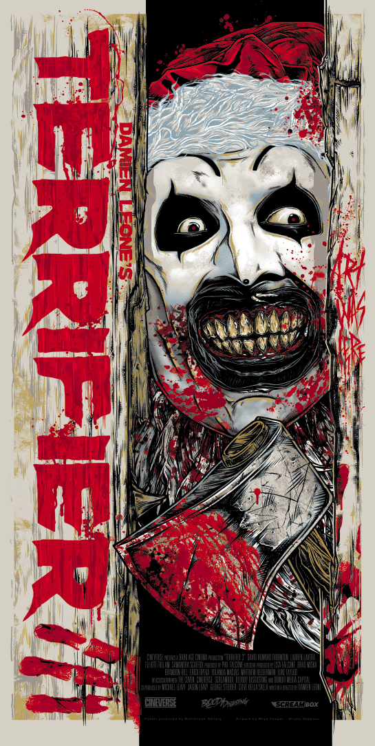 Terrifier 3 - 3D Lenticular by Rhys Cooper