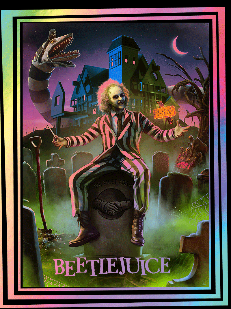 Beetlejuice - Foil Variant by Pablo Olivera