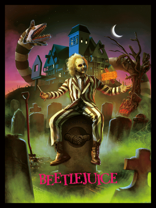 Beetlejuice - 3D Flip Lenticular by Pablo Olivera